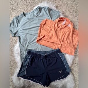 RUNNING BUNDLE Size S! Brooks Shorts, UA top, Amazon Tank